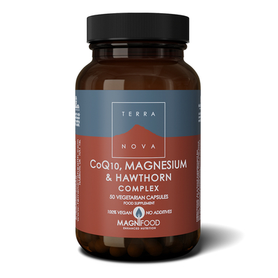 Terranova CoQ10, magnesium & hawthorn complex Terranova CoQ10, magnesium & hawthorn complex afbeelding