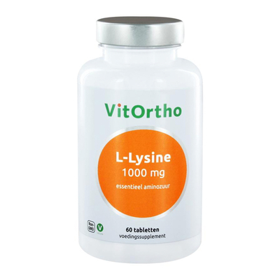 Vitortho L-lysine 1000 mg afbeelding