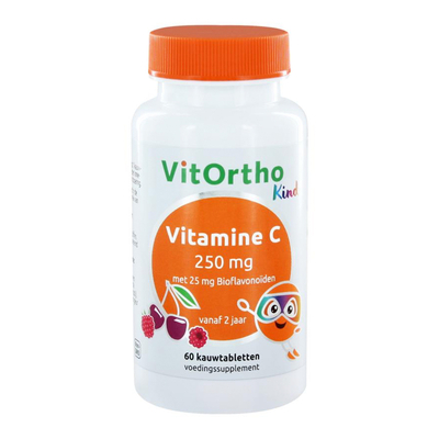 Vitortho Vitamin C 250 mg mit 25 mg Bioflavonoiden (Kind) Vitortho Vitamin C 250 mg mit 25 mg Bioflavonoiden (Kind) Abbildung