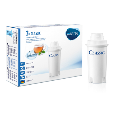 Brita Waterfilterpatroon Classic 3-Pack Brita Waterfilterpatroon Classic 3-Pack afbeelding