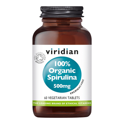 Viridian Bio-Spirulina 500 mg Tabletten Viridian Bio-Spirulina 500 mg Tabletten Abbildung