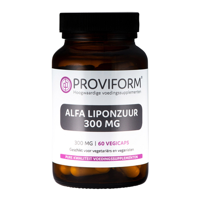 Proviform Alfa liponzuur 300 mg Proviform Alfa liponzuur 300 mg afbeelding