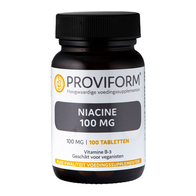 Proviform Vitamine B3 niacine 100 mg Proviform Vitamine B3 niacine 100 mg afbeelding