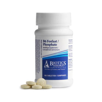 Biotics Vitamine B6 fosfaat Biotics Vitamine B6 fosfaat afbeelding