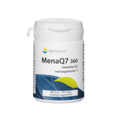 Springfield MenaQ7 360 mcg Vitamin K2 (MK7) Springfield MenaQ7 360 mcg Vitamin K2 (MK7) image