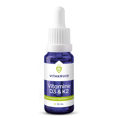 Vitakruid Vitamine D3 & K2 Vitakruid Vitamine D3 & K2 afbeelding