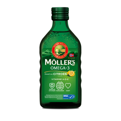 Möllers Möller's Omega-3 Citroen (Möller's visolie) Möllers Möller's Omega-3 Citroen (Möller's visolie) afbeelding