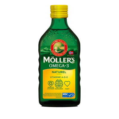 Möllers Möller's Omega-3 Naturel (Möller's visolie) Möllers Möller's Omega-3 Naturel (Möller's visolie) afbeelding