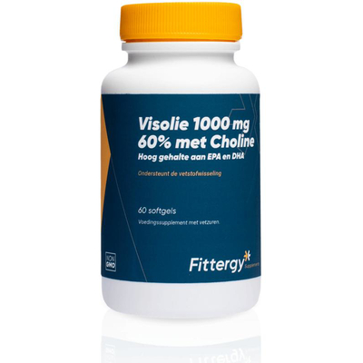 Fittergy Fischöl 1000 mg 60% mit Cholin Fittergy Fischöl 1000 mg 60% mit Cholin Abbildung
