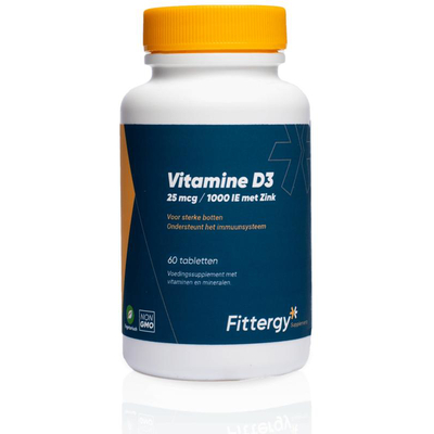 Fittergy Vitamin D3 25 mcg with Zinc Fittergy Vitamin D3 25 mcg with Zinc image