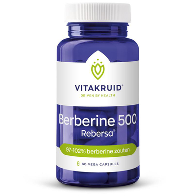 Vitakruid Berberine 500 Rebersa Vitakruid Berberine 500 Rebersa afbeelding