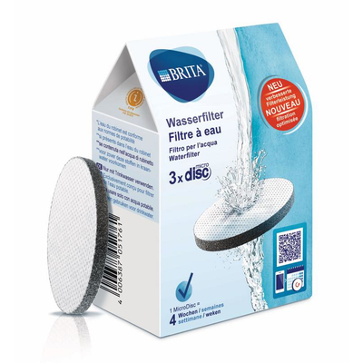 Brita Waterfilterpatroon MicroDisc 3-Pack Brita Waterfilterpatroon MicroDisc 3-Pack afbeelding