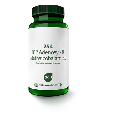 AOV Voedingssupplementen 254 B12 Adenosyl & Methylcobalamine AOV Voedingssupplementen 254 B12 Adenosyl & Methylcobalamine afbeelding