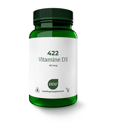 AOV Voedingssupplementen 422 Vitamine D3 50 mcg AOV Voedingssupplementen 422 Vitamine D3 50 mcg afbeelding
