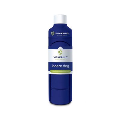 Vitakruid Waterfles met pillendoos 375 ml Vitakruid Waterfles met pillendoos 375 ml afbeelding