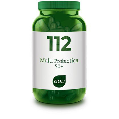 AOV Voedingssupplementen 112 Multi Probiotica 50+ AOV Voedingssupplementen 112 Multi Probiotica 50+ afbeelding
