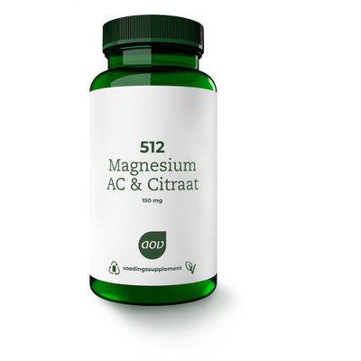 AOV Voedingssupplementen 512 Magnesium AC & citrate 150 mg AOV Voedingssupplementen 512 Magnesium AC & citrate 150 mg image