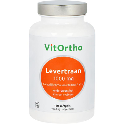 Vitortho Levertraan 1000 mg Vitortho Levertraan 1000 mg afbeelding