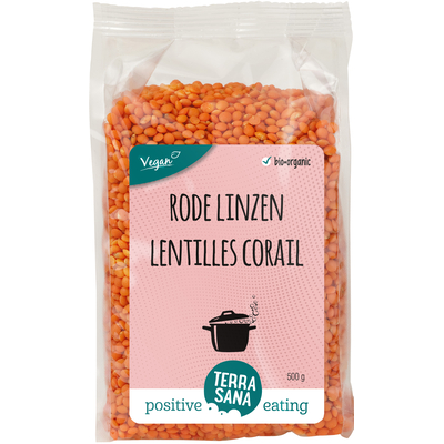 TerraSana Linzen rood TerraSana Linzen rood afbeelding