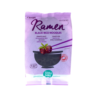 TerraSana Ramen zwarte rijst bio TerraSana Ramen zwarte rijst bio afbeelding