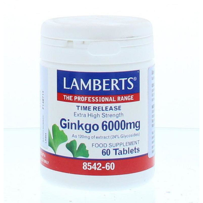 Lamberts Ginkgo 6000 mg Lamberts Ginkgo 6000 mg afbeelding
