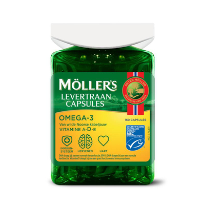 Möllers Omega-3 Levertraancaps Möllers Omega-3 Levertraancaps afbeelding