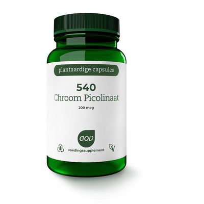 AOV Voedingssupplementen 540 Chromium Picolinate AOV Voedingssupplementen 540 Chromium Picolinate image