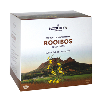 Jacob Hooy Rooibosthee Jubileum Doos Jacob Hooy Rooibosthee Jubileum Doos afbeelding