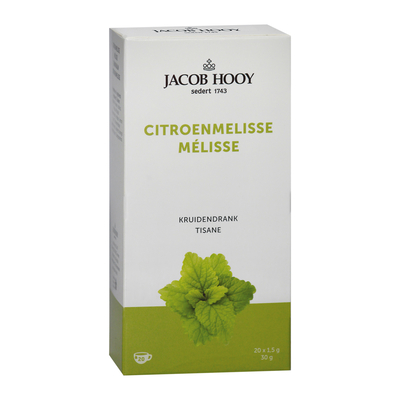 Jacob Hooy Lemon Balm Tea Bags Gold Jacob Hooy Lemon Balm Tea Bags Gold image