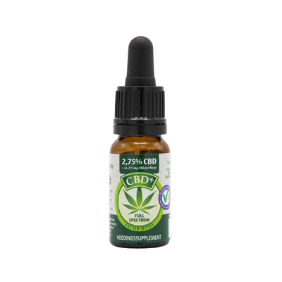 Jacob Hooy CBD+ olie 2,75% Jacob Hooy CBD+ olie 2,75% afbeelding
