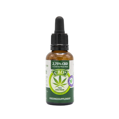 Jacob Hooy CBD+ olie 2,75% Jacob Hooy CBD+ olie 2,75% afbeelding