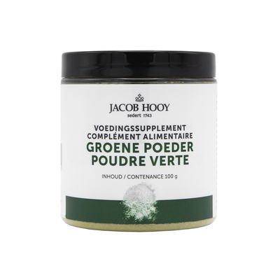 Jacob Hooy Groene Poeder Pot Jacob Hooy Groene Poeder Pot afbeelding