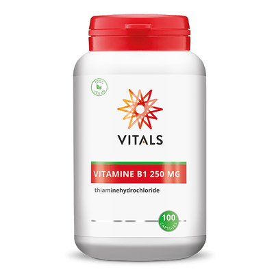 Vitals Vitamine B1 Thiamine 250 mg Vitals Vitamine B1 Thiamine 250 mg afbeelding