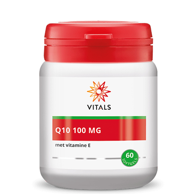 Vitals Co Enzym Q10 100 mg Vitals Co Enzym Q10 100 mg afbeelding