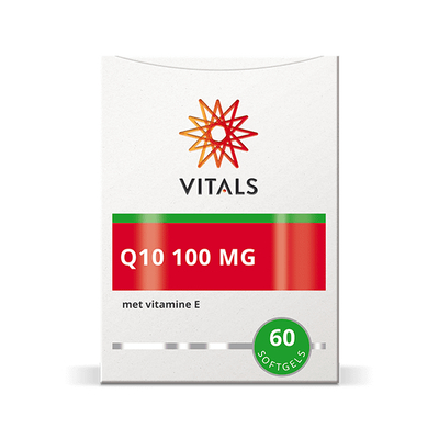 Vitals Co Enzym Q10 100 mg Vitals Co Enzym Q10 100 mg afbeelding