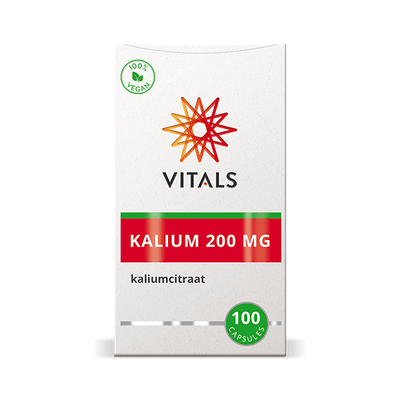 Vitals Kalium 200 mg (kaliumcitraat) Vitals Kalium 200 mg (kaliumcitraat) afbeelding