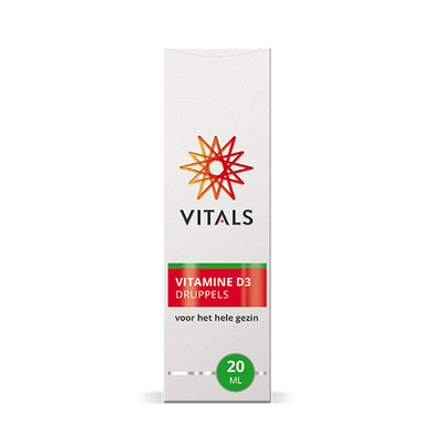 Vitals Vitamine D3 Druppels Vitals Vitamine D3 Druppels afbeelding