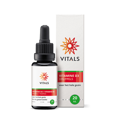 Vitals Vitamine D3 Druppels Vitals Vitamine D3 Druppels afbeelding