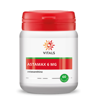 Vitals Astamax 6 mg Algensupplement Vitals Astamax 6 mg Algensupplement afbeelding