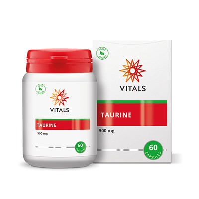 Vitals Taurine 500 mg Vitals Taurine 500 mg afbeelding