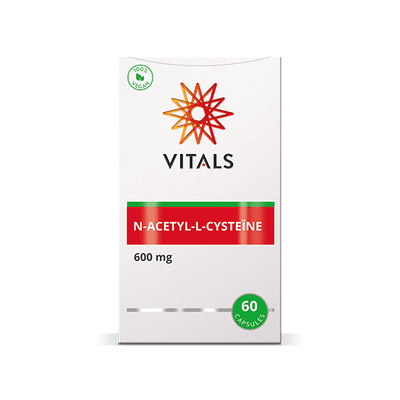 Vitals N-Acetyl-L-cysteïne 600 mg Vitals N-Acetyl-L-cysteïne 600 mg afbeelding