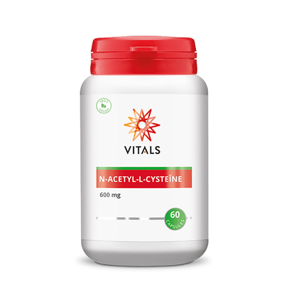 Vitals N-Acetyl-L-cysteïne 600 mg Vitals N-Acetyl-L-cysteïne 600 mg afbeelding