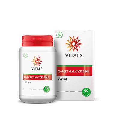 Vitals N-Acetyl-L-cysteïne 600 mg Vitals N-Acetyl-L-cysteïne 600 mg afbeelding