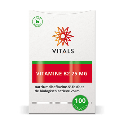 Vitals Vitamine B2 riboflavine 5 fosfaat Vitals Vitamine B2 riboflavine 5 fosfaat afbeelding