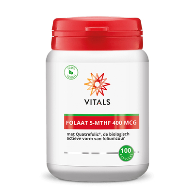 Vitals Folaat 5-MTHF 400 mcg Vitals Folaat 5-MTHF 400 mcg afbeelding