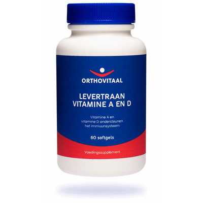 Orthovitaal Levertraan Vitamine A en D Orthovitaal Levertraan Vitamine A en D afbeelding