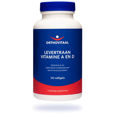 Orthovitaal Levertraan Vitamine A en D Orthovitaal Levertraan Vitamine A en D afbeelding