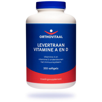 Orthovitaal Levertraan Vitamine A en D Orthovitaal Levertraan Vitamine A en D afbeelding