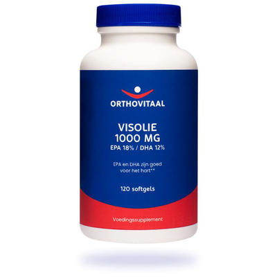 Orthovitaal Visolie 1000 mg EPA 18% DHA 12% afbeelding