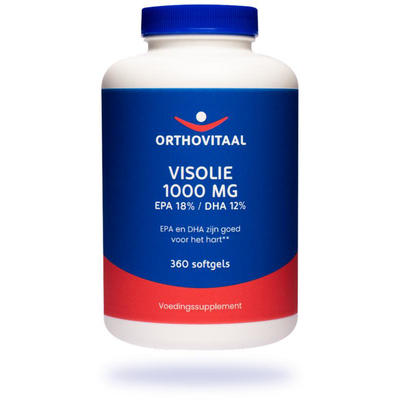 Orthovitaal Visolie 1000 mg EPA 18% DHA 12% afbeelding
